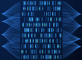 Dna genome concept. Genome testing medical map, gene sequencing. Science solution vector background. Illustration of structure genome, mapping visualization biotechnology research